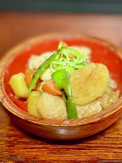 しみしみ豚バラ肉じゃが 焼きピーマン添え-レシピのメイン写真