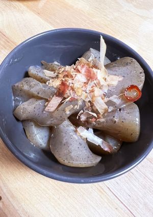 こんにゃくの甘辛炒り煮-レシピのメイン写真