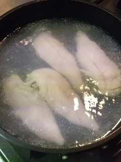 鶏ササミ(胸肉)下処理(娘用)-レシピのメイン写真