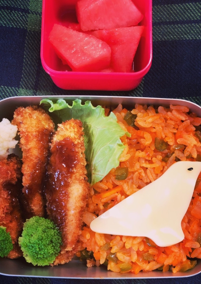 卵不使用　チキンカツ弁当-レシピのメイン写真