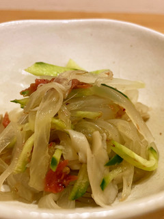 玉ねぎと舞茸ときゅうりの酢の物-レシピのメイン写真