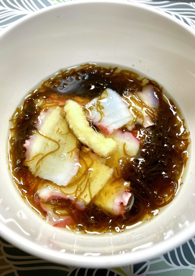 蛸ともずくの酢の物-レシピのメイン写真