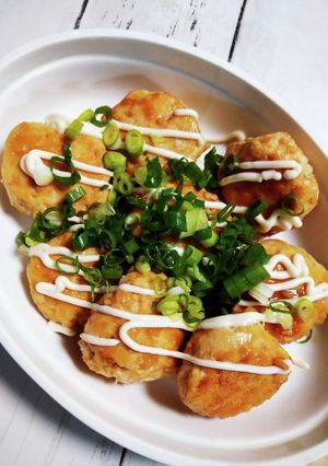 鶏ミンチ＋大豆バーグ-レシピのメイン写真