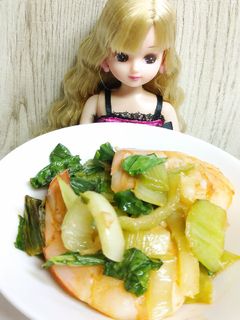 リカちゃん♡えび八宝菜中華炒め꧂-レシピのメイン写真