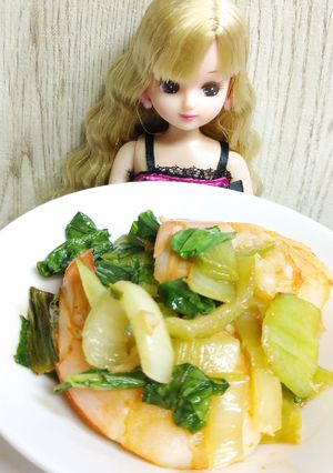 リカちゃん♡えび八宝菜中華炒め꧂-レシピのメイン写真