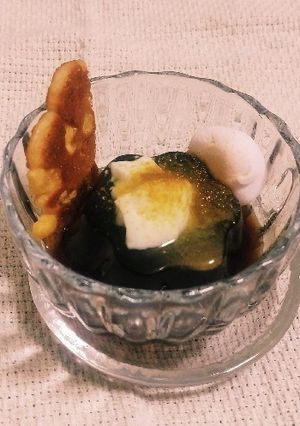 コーヒーゼリーにマシュマロ鬼フライ盛り～-レシピのメイン写真