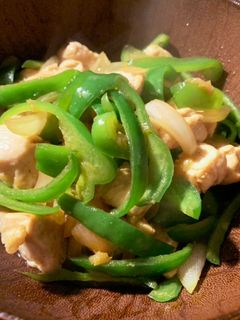 鶏胸肉とピーマンの炒め物-レシピのメイン写真