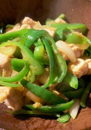 鶏胸肉とピーマンの炒め物-レシピのメイン写真