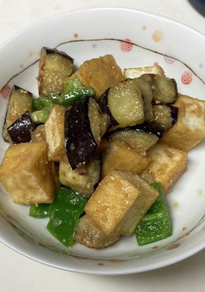 厚揚げと茄子のゴマ味噌和え-レシピのメイン写真
