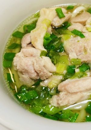 鳥もも小ネギ醤油味うどん〜簡単でうまい！-レシピのメイン写真