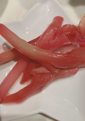 茎ミョウガの甘酢漬け☆ジップ袋でも-レシピのメイン写真