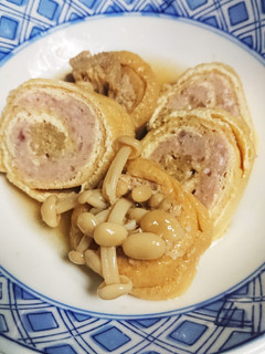 簡単】えのきとひき肉の信田巻き-レシピのメイン写真