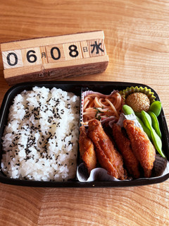 2022.6/8 中学生男子お弁当-レシピのメイン写真
