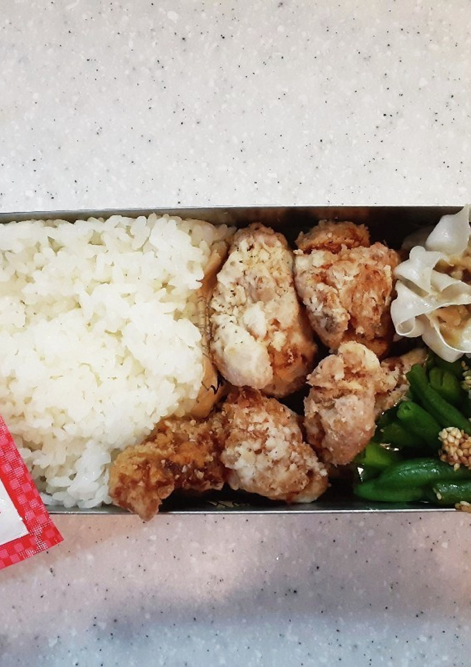 高校生弁当覚え書き30唐揚げ弁当-レシピのメイン写真