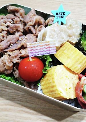 中学生お弁当　2022/6/8 記録用-レシピのメイン写真