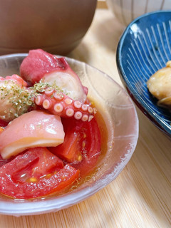 トマトとタコのサラダ-レシピのメイン写真