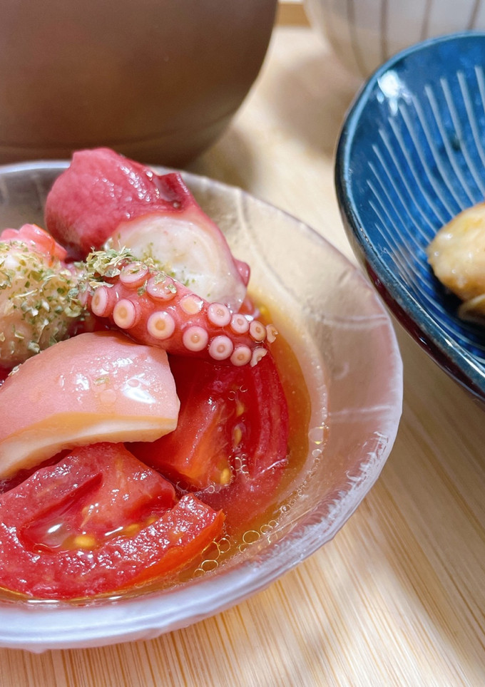 トマトとタコのサラダ-レシピのメイン写真