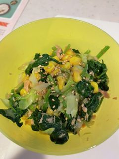 ほうれん草とツナのサラダ-レシピのメイン写真
