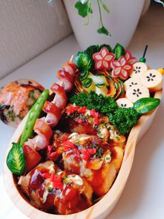 女子学生のお弁当(2022.6.8)-レシピのメイン写真