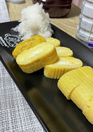 簡単!白だしと砂糖で作るだし巻き卵-レシピのメイン写真