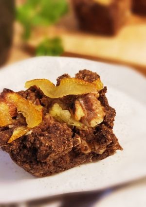 簡単　豆腐とオートミールで作るブラウニー-レシピのメイン写真