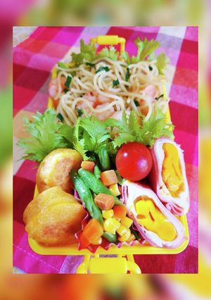 塩焼きそばのお弁当-レシピのメイン写真
