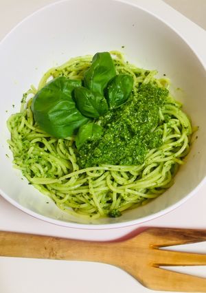 夏の定番★バジルペストのパスタ-レシピのメイン写真