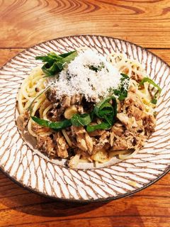 鯖缶と大葉の和風パスタ-レシピのメイン写真