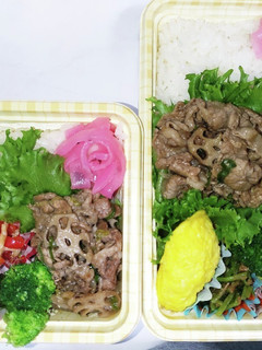 【夫婦弁当223】牛肉蓮根と副菜-レシピのメイン写真