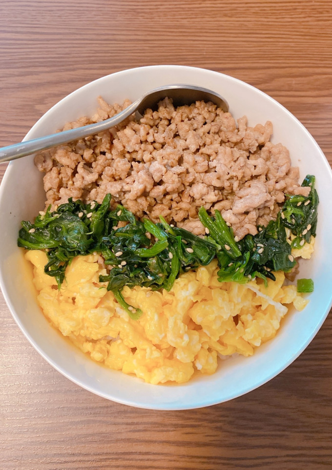 簡単三色丼-レシピのメイン写真