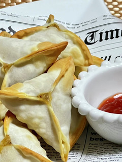 餃子の皮で揚げないサモサ-レシピのメイン写真