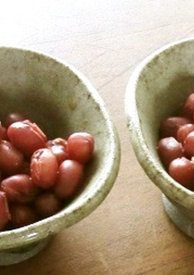 お酒のおつまみにあずきの塩煮を-レシピのメイン写真
