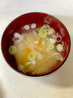 大根 人参 ねぎの味噌汁^^-レシピのメイン写真