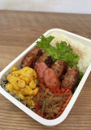 中学生男子の弁当28-レシピのメイン写真