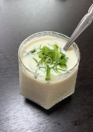 ビシソワーズ、簡単ミキサー有りと無し！-レシピのメイン写真