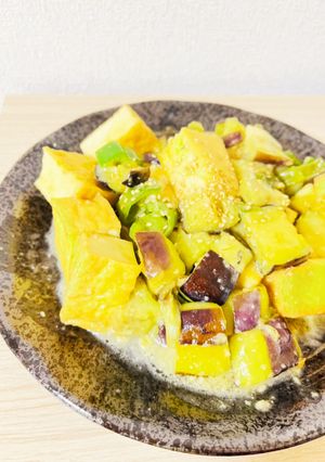【癖になる！】なすと揚げ豆腐の味噌マヨ-レシピのメイン写真