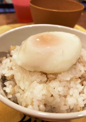 温泉たまごはん-レシピのメイン写真