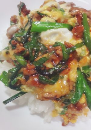 ニラたま丼の具！(濃い味)-レシピのメイン写真