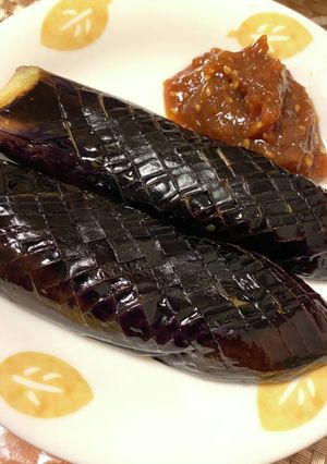 なすのしぎ焼き　甘味噌添え-レシピのメイン写真