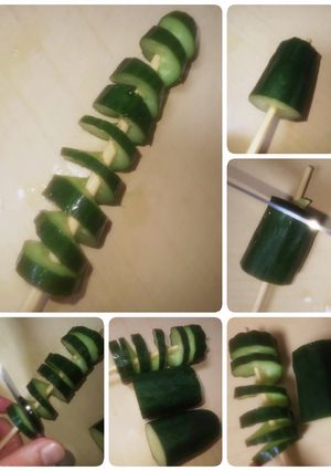 ぐるぐるキューカンバー(きゅうり)浅漬け-レシピのメイン写真