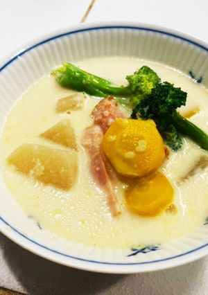 梅雨にぴったり黄色ニンジンのミルクスープ-レシピのメイン写真