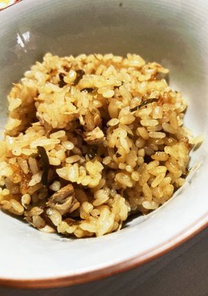 ○塩昆布とツナの炊き込みご飯○-レシピのメイン写真