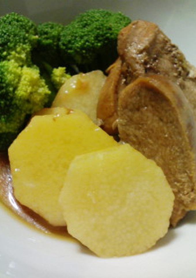 圧力鍋使用＊長芋と豚肉の煮物-レシピのメイン写真