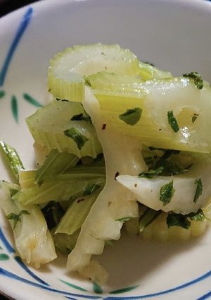 セロリの旨炒め-レシピのメイン写真