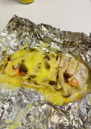 とろ〜りチーズの鮭のホイル焼き-レシピのメイン写真
