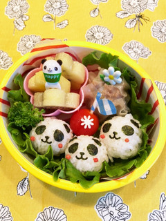 年少 子パンダお弁当-レシピのメイン写真