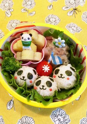 年少　子パンダお弁当-レシピのメイン写真