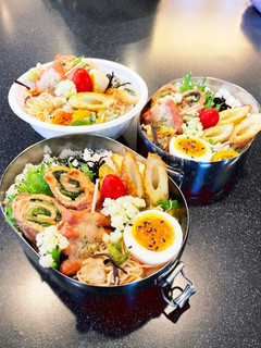 高校生弁当 肉巻き 2022 6月9日-レシピのメイン写真
