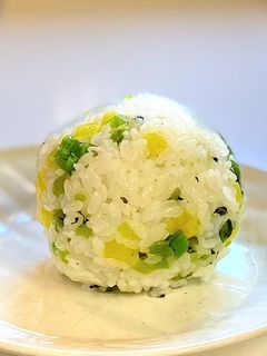 沢庵と野沢菜(京菜)のおにぎり-レシピのメイン写真