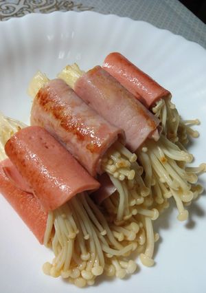 簡単で！おいしい☆エノキタケハム-レシピのメイン写真
